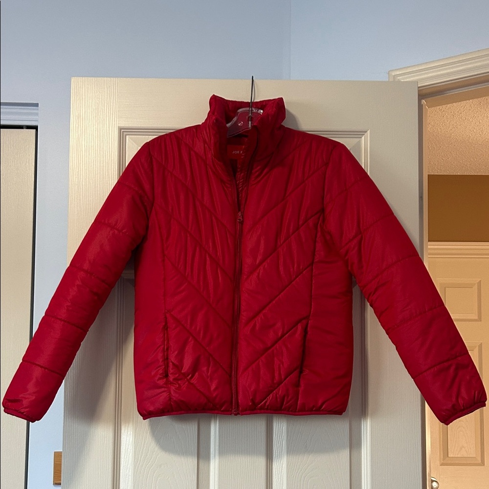 Joe Fresh Red Puffer Jacket